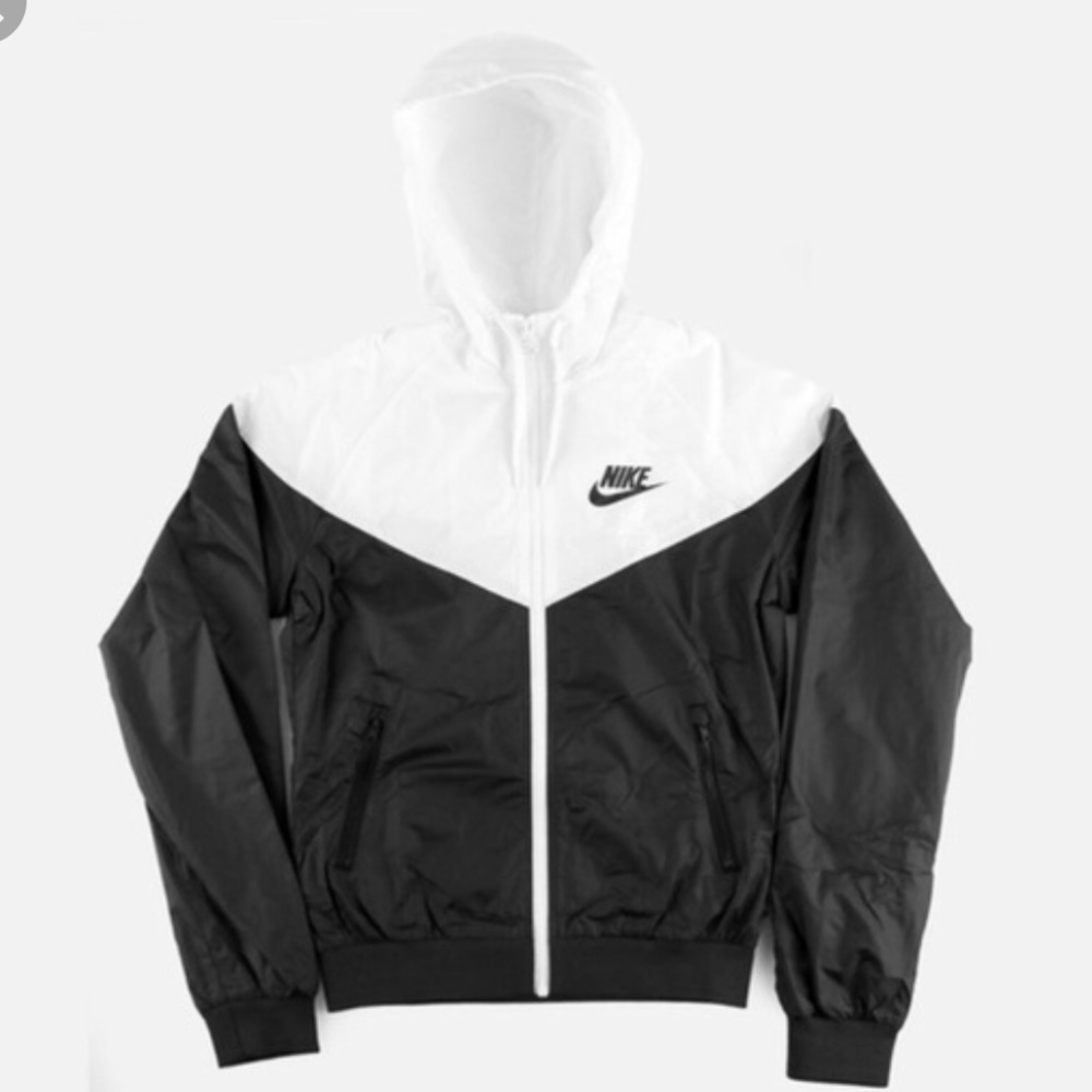 Black and White Nike Windbreaker